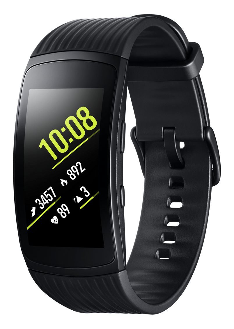 SamsungSamsung R5AK906L8EL Small Gear Fit 2 PRO Smart Watch, French Version - Black