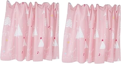 Luxshiny 2 Peças Cortinas De Cama Cortinas De Dossel Cortinas De Janela De Desenho Animado Cama Tenda Beliche Dormitório Cortina De Janela Painéis De Cortina Persianas De Janela Rede De