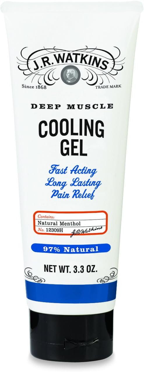 J.R. Watkins Deep Muscle Cooling Gel, Default, 3.3 Ounce