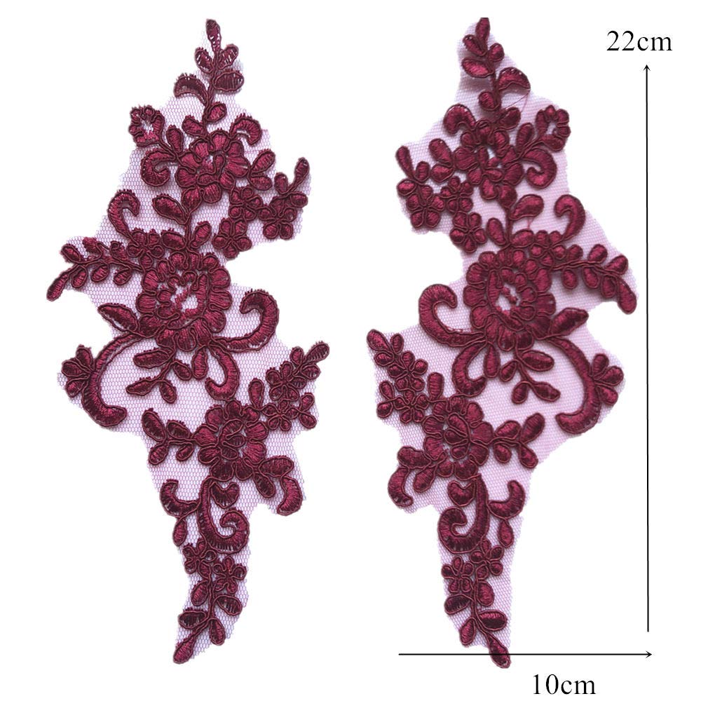 Applique In Pizzo Con Ricamo Ad Ala, Motivo A Punto Doppio - Foto 5