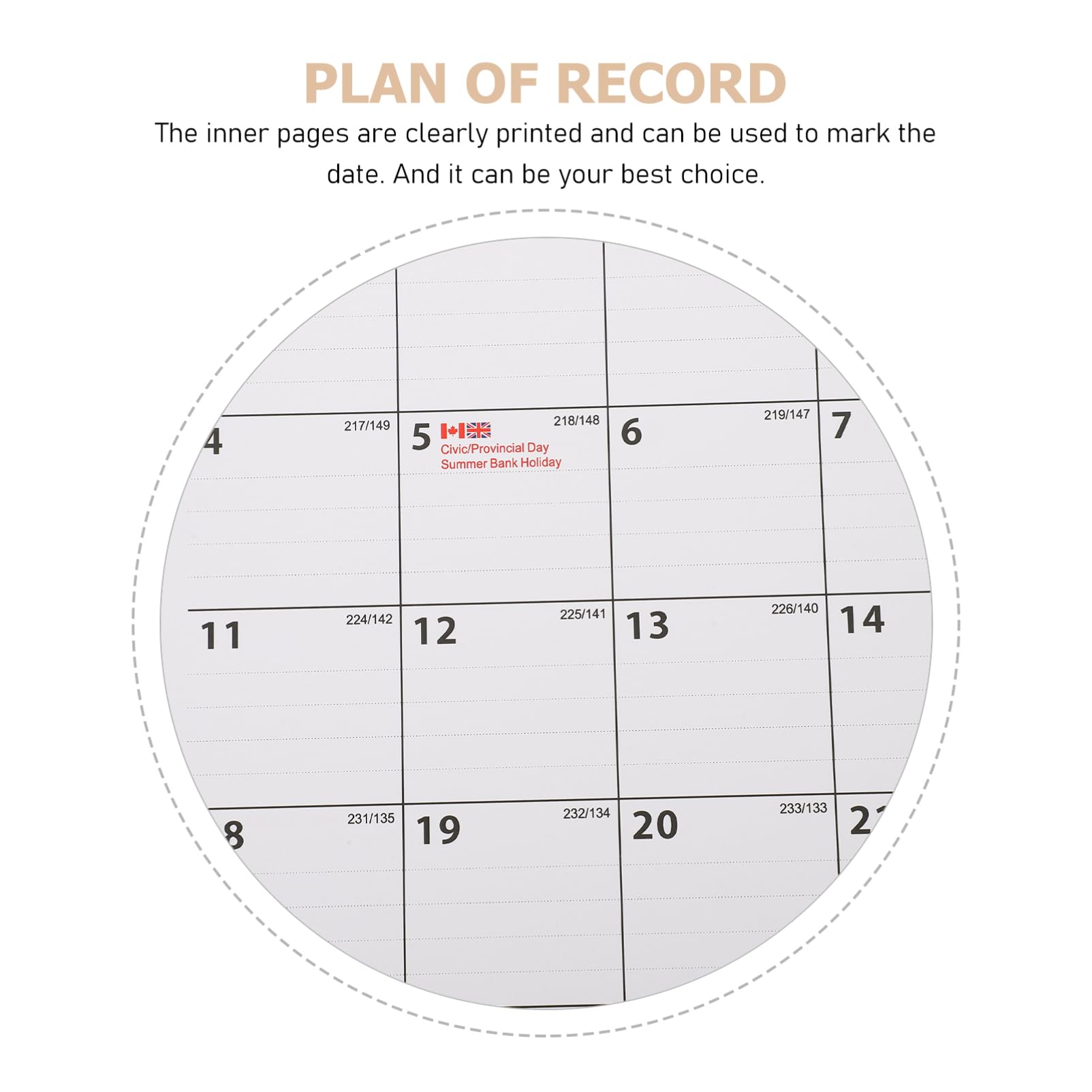 VILLCASE 4stücke Wandkalender Monate Monatskalender Mit Handlichem Design Für Schule Büro Und Zuhause Mit Für Persönliche Notizen Und Langlebig Und Leicht Abreißbar