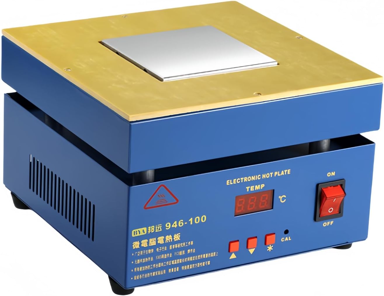 Dazzixホットプレート恒温ホットプレート複数の仕様が利用可能 PCB予熱ステーション PID制御 室温0~400℃ 110V