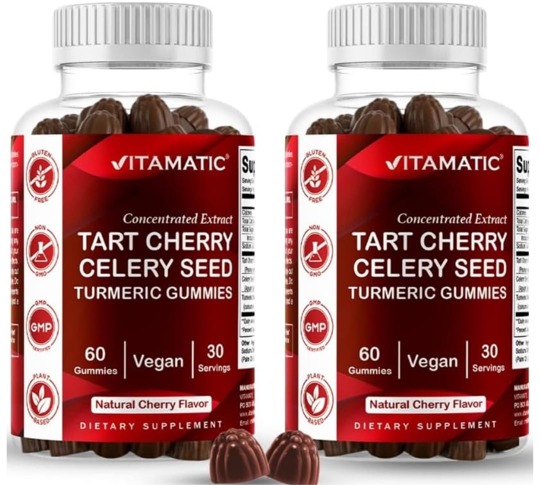 Vitamatic Tart Cherry Gummies