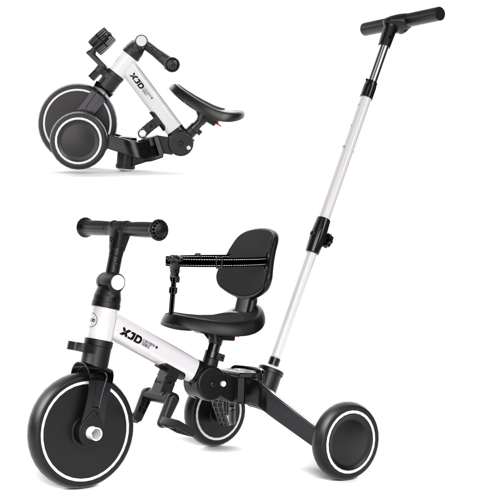 Amazon.com: XJD Toddler Bike, 6 in 1 Folding Toddler Tricycle for