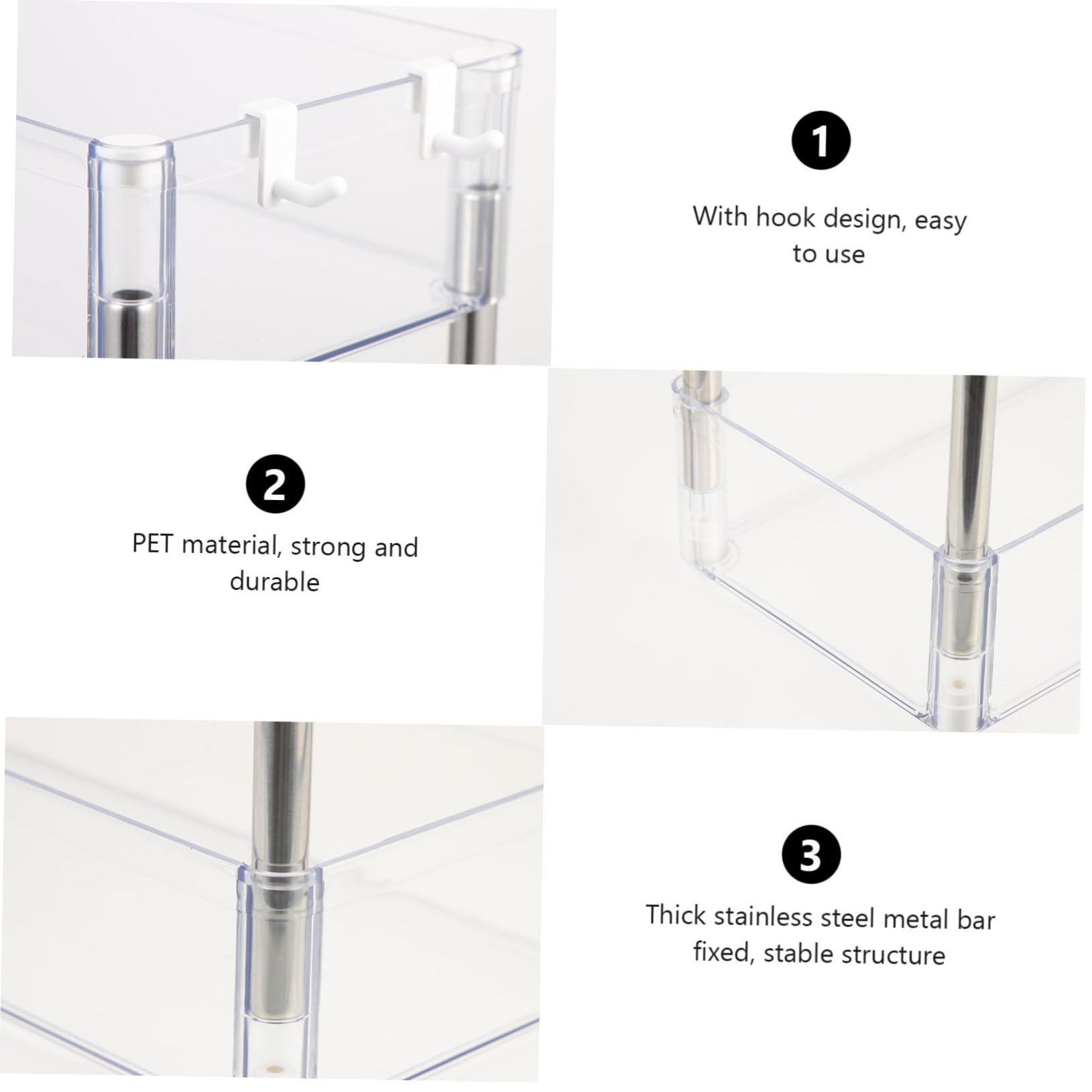 Alipis Double Layer Storage Rack Desktop Organizer for Bathroom Saving Stand for Makeups Perfumes Skincare Products Easy Access