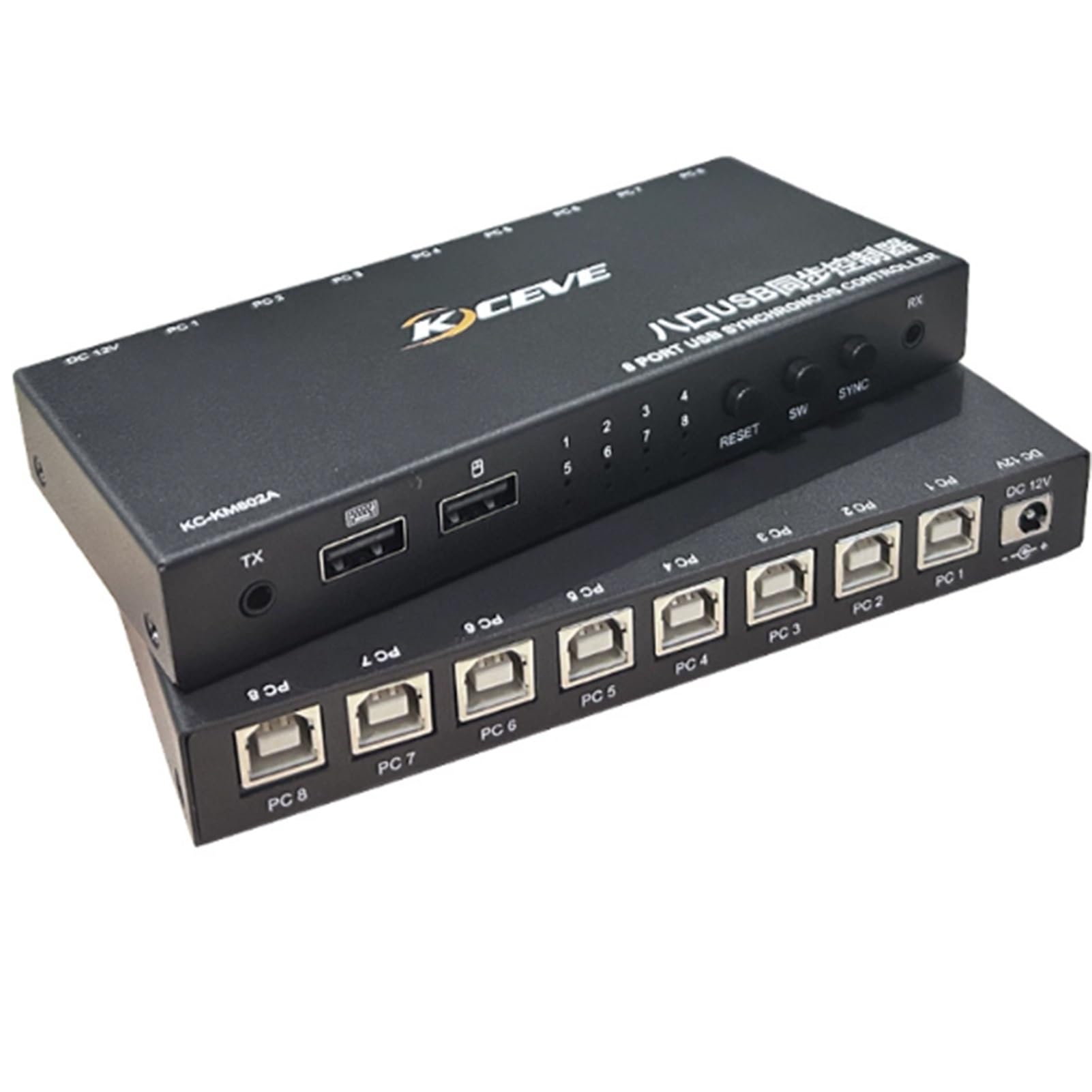 4/8 Ports Computer Synchronizer - USB Keyboard Mouse Sync Co