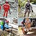 FiveJoy Professional Survival Shovel Multitool - Portable Collapsible Tactical Tool - Entrenching Backpack Equipment for Hiking Camping Car (Shovel C1)