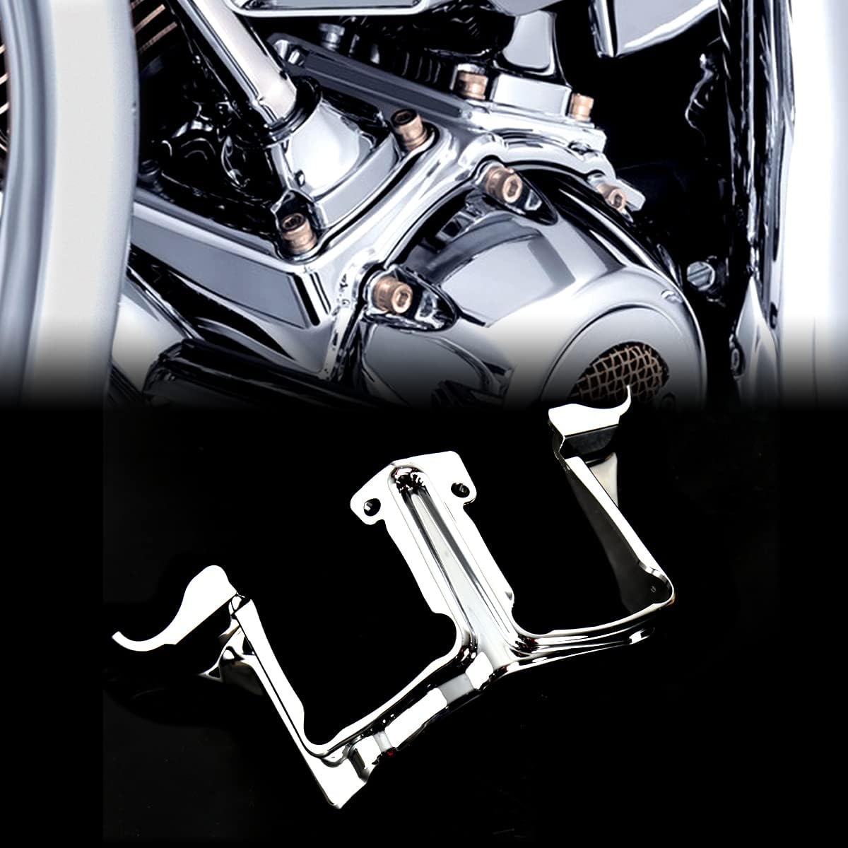Chrome Tappet Block Accent Cover for Harley Touring Electra Street Glide Road King 2017-2023