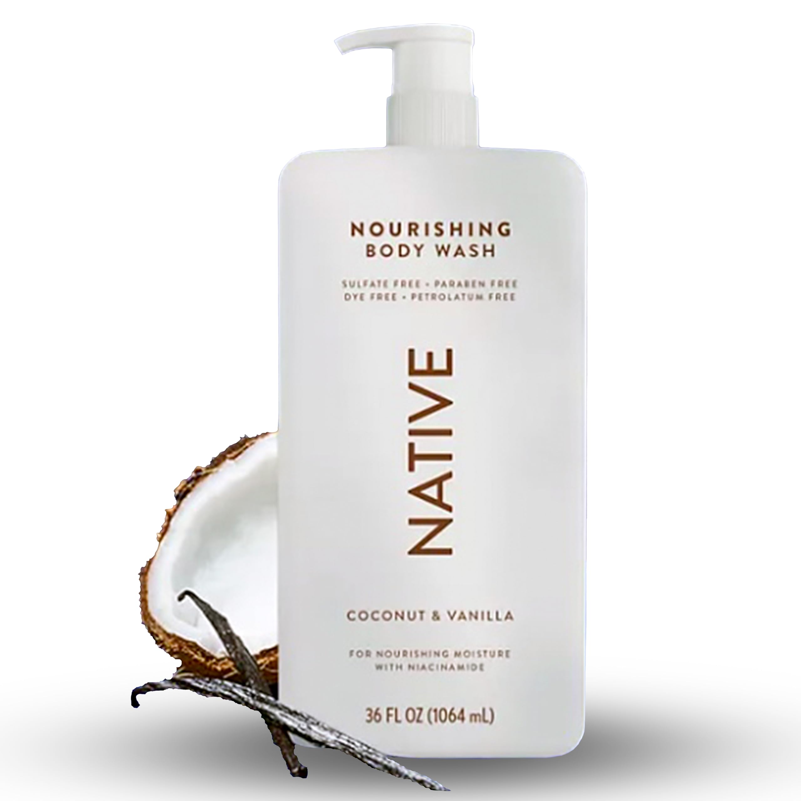 Native Coconut & Vanilla Body Wash - Image 1