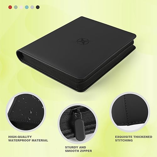 Miniatura 3 de Carpeta de tarjetas coleccionables  Carpeta de carga superior para tarjetas comerciales y deportivas  Capacidad para 324 cargadores superiores (3 x