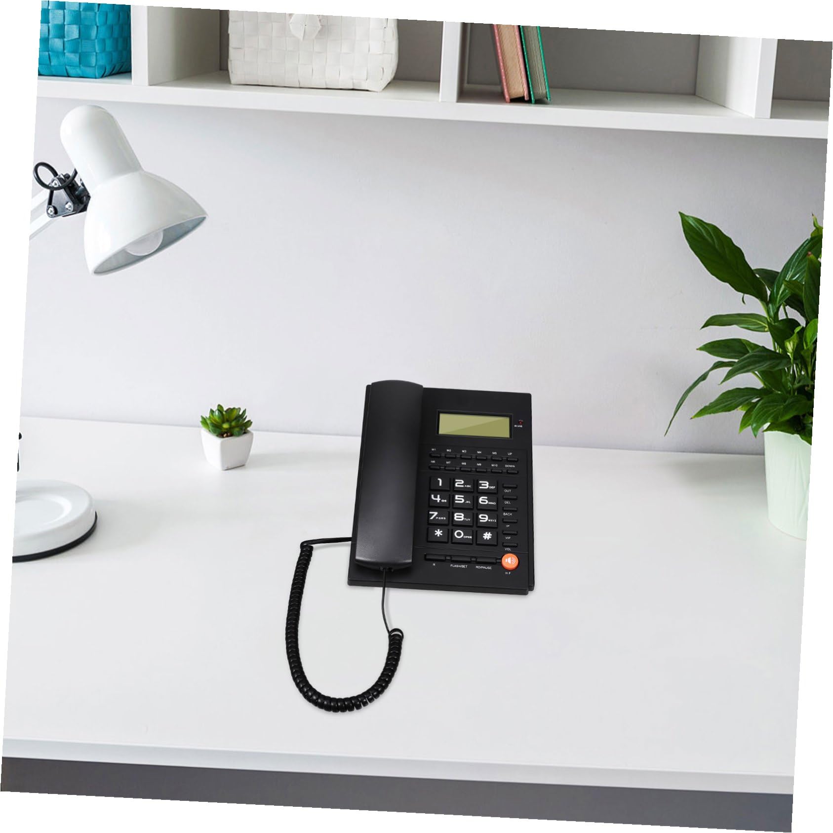 OSALADI Telefono Ufficio con Display Chiamante Design Professionale per Casa e Anziani Volume e Durabilità Telefono per Hotel e Ufficio