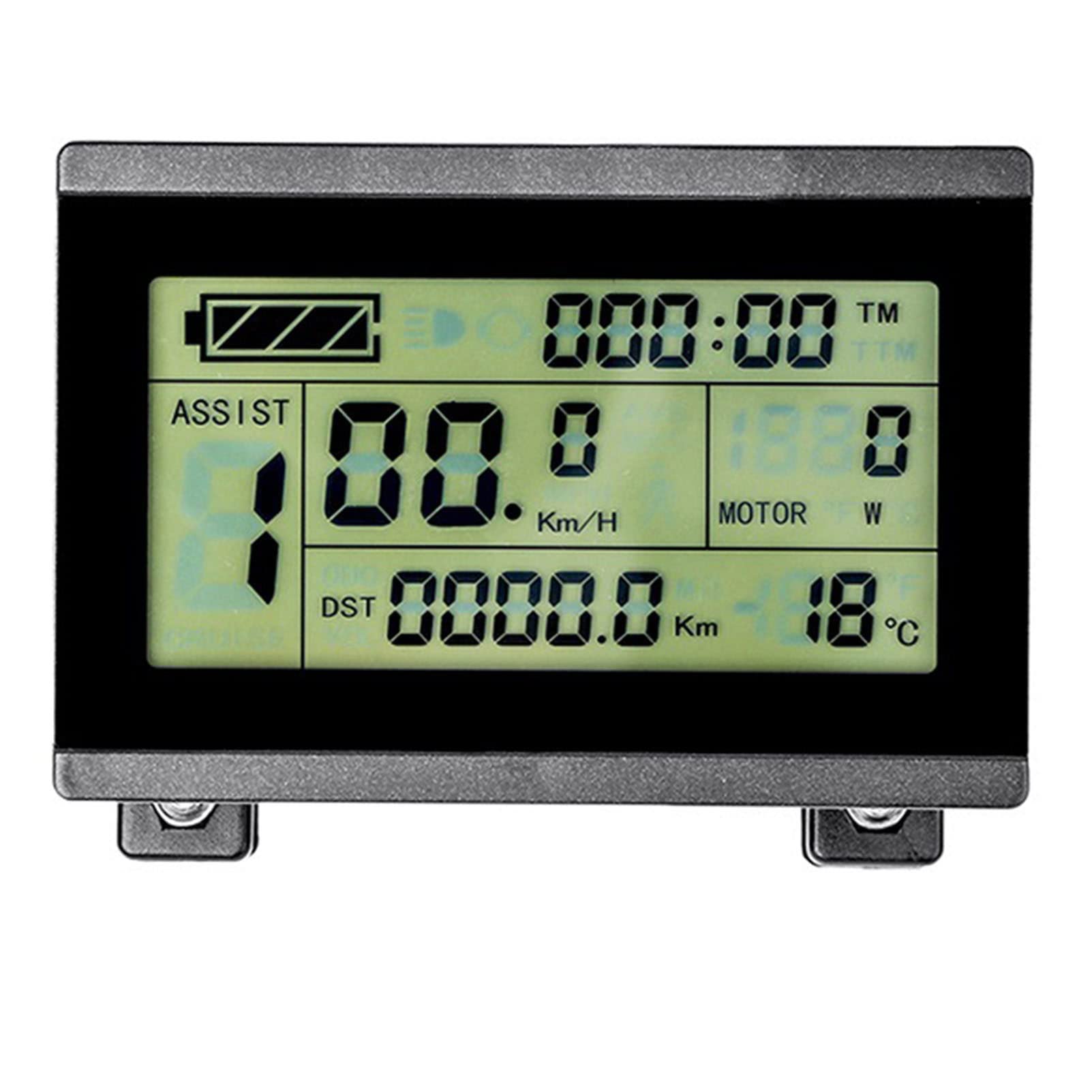 Mélange de Vitesse électrique, Compteur Intelligent de vélo électrique étanche, Compteur d'écran électrique LCD, Compteur d'affichage de données d'écran pour Le vélo électrique des Scooters