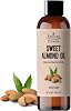 Essican Purelife Cold Pressed Almond Oils 100ml, Pure Sweet Almond Oil for Hair, Carrier Oil for Essential Oils Mixing Ideal for Massage, Moisturising Face, Skin, Ear, Body, Cruelty-Free