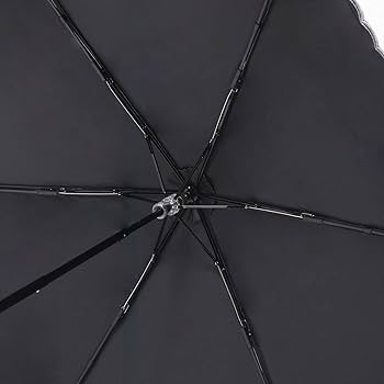 一級遮光 黒 ランバン 傘 晴雨兼用 LANVIN en Bleu 折りたたみ傘 「WEB限定」遮光 晴雨兼用 2WAY