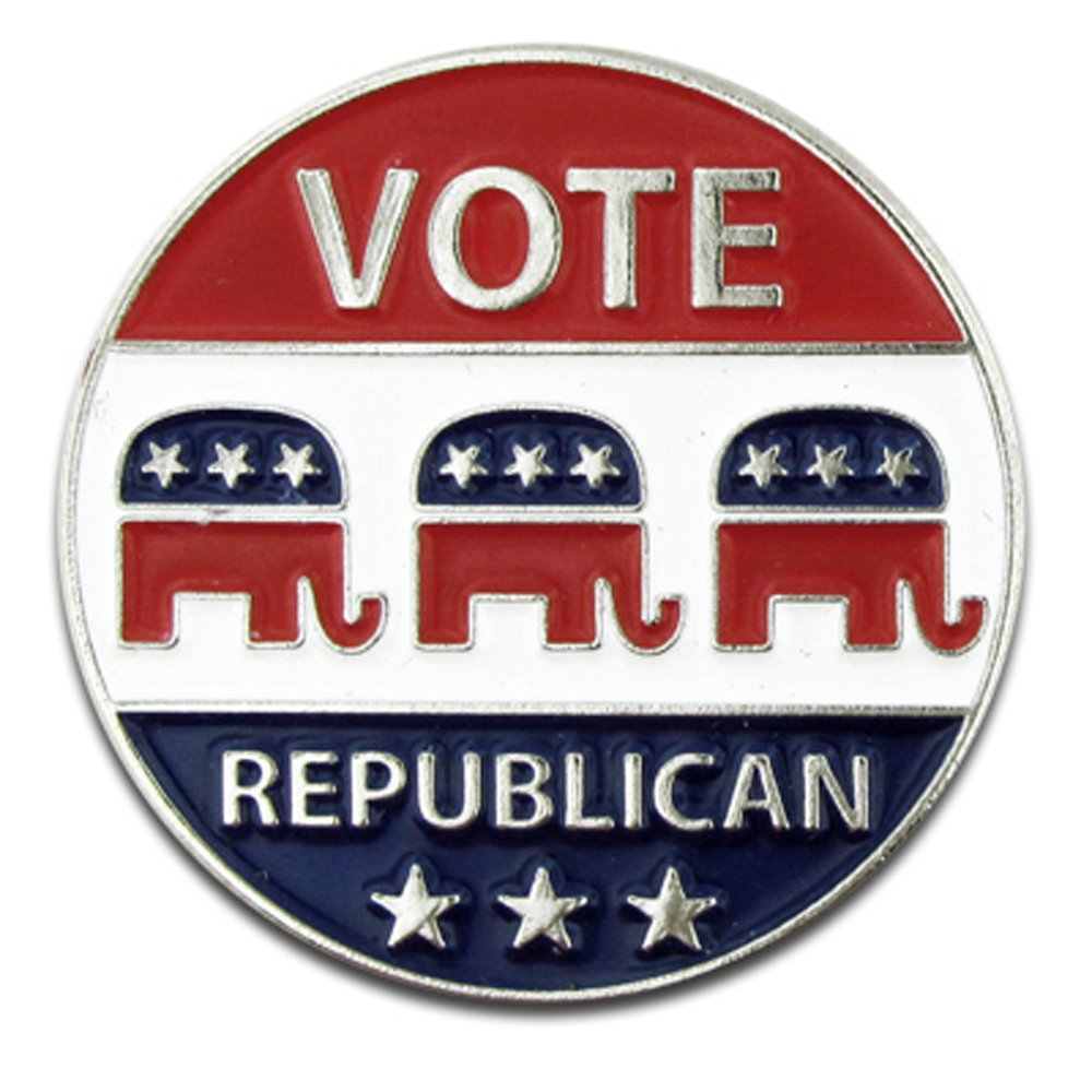 PinMart Republican Patriotic Political Lapel Pin