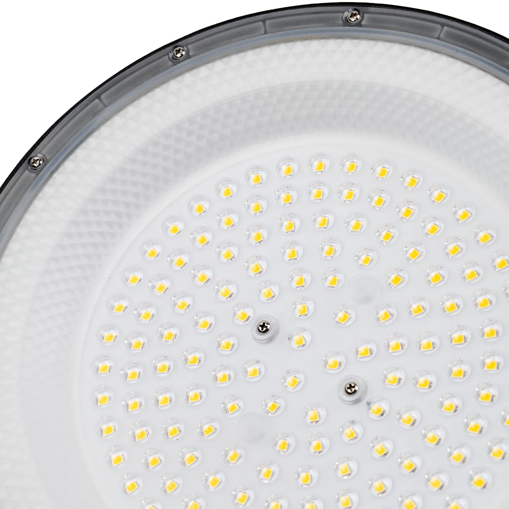 LUXULA 5er Pack LED Hallenleuchte Hallenstrahler UFO High-Bay 150W 15000lm 5000K Neutralweiß IP65 IK08 EPISTAR LEDs - Industriebeleuchtung Werkstatt Lager