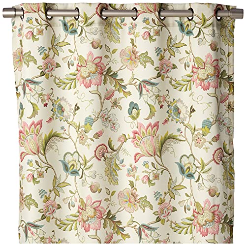 Ellis Curtain Brissac Grommet Panel, 50 x 84, Red, W 50" x L 84" (1 Panels) - Image 2