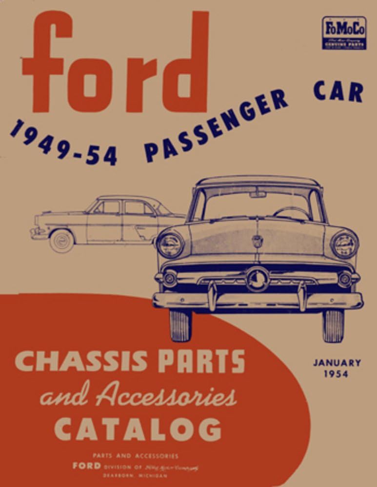 bishko automotive literature 1949 1951 1952 1953 1954 Ford