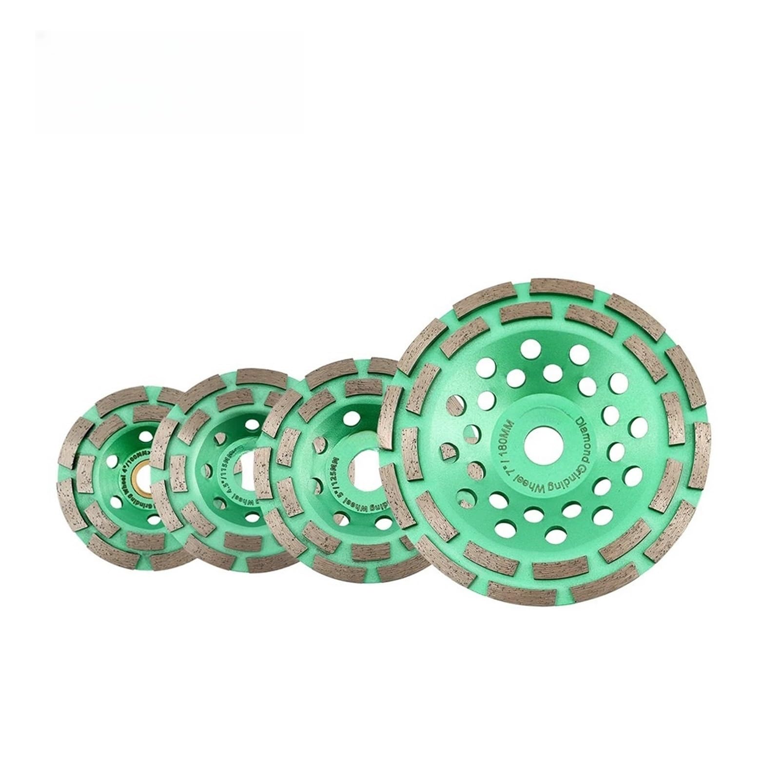 Diamentowe tarcze tnące do pił tarczowych, 1 szt. Dia100/115/125/180mm Diamentowa tarcza szlifierska do betonu, marmuru, płytek ceramicznych, polerująca płyta szlifierska dwurzędowa(115mm)