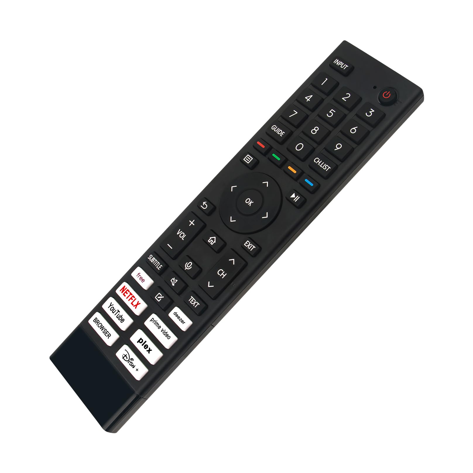 ERF3ZE80 pilot zastępczy głosem -VINABTY-pasuje do Hisense KIWI MEDION Technisat kiwi salling technisat medion tesla smart JVC DYON TV pilot ERF3ZA80 ERF3ZD80 ERF3ZB80 ERF3ZC80 ERF3ZE80