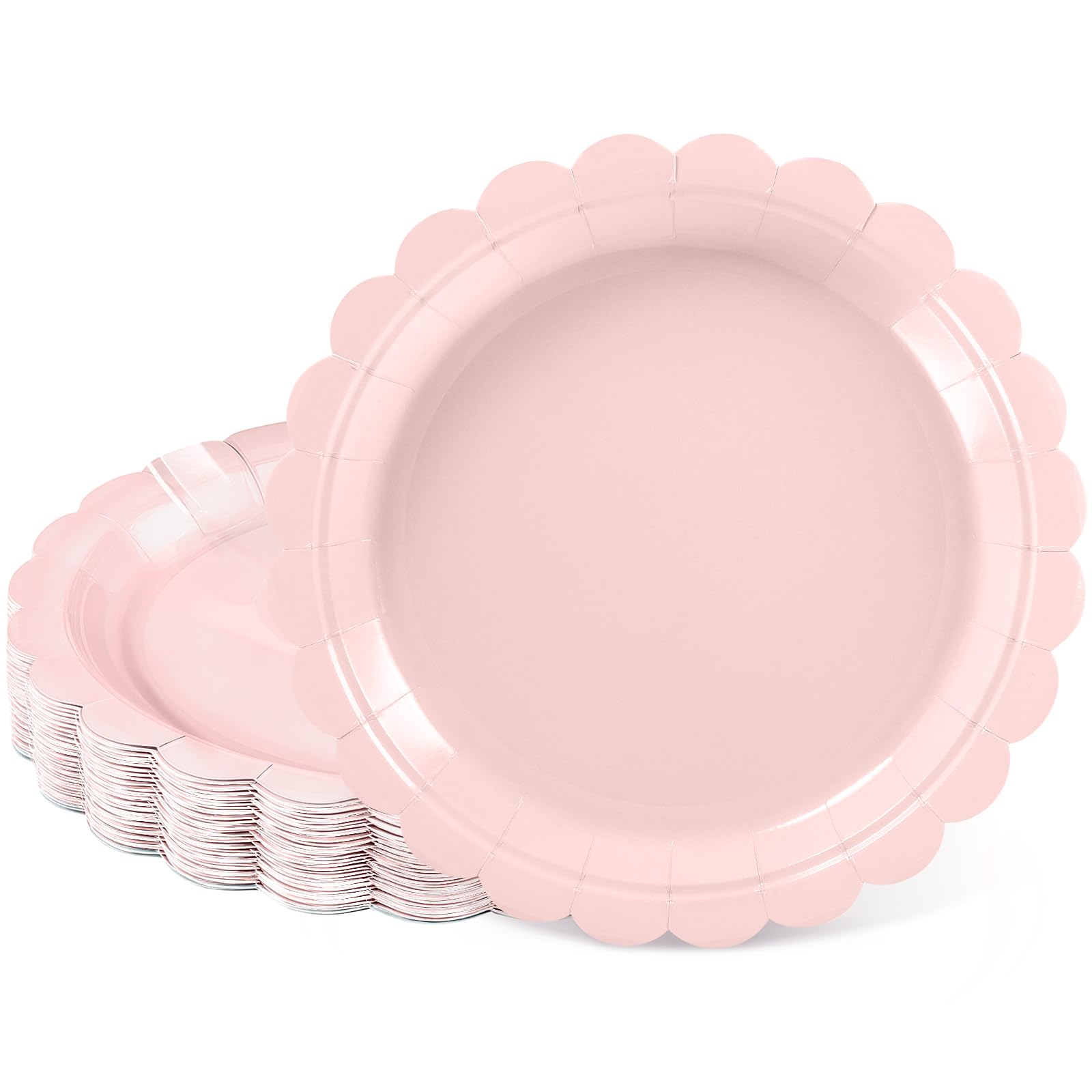 NatNarr Ivory Paper Plates - 30 Pack -10
