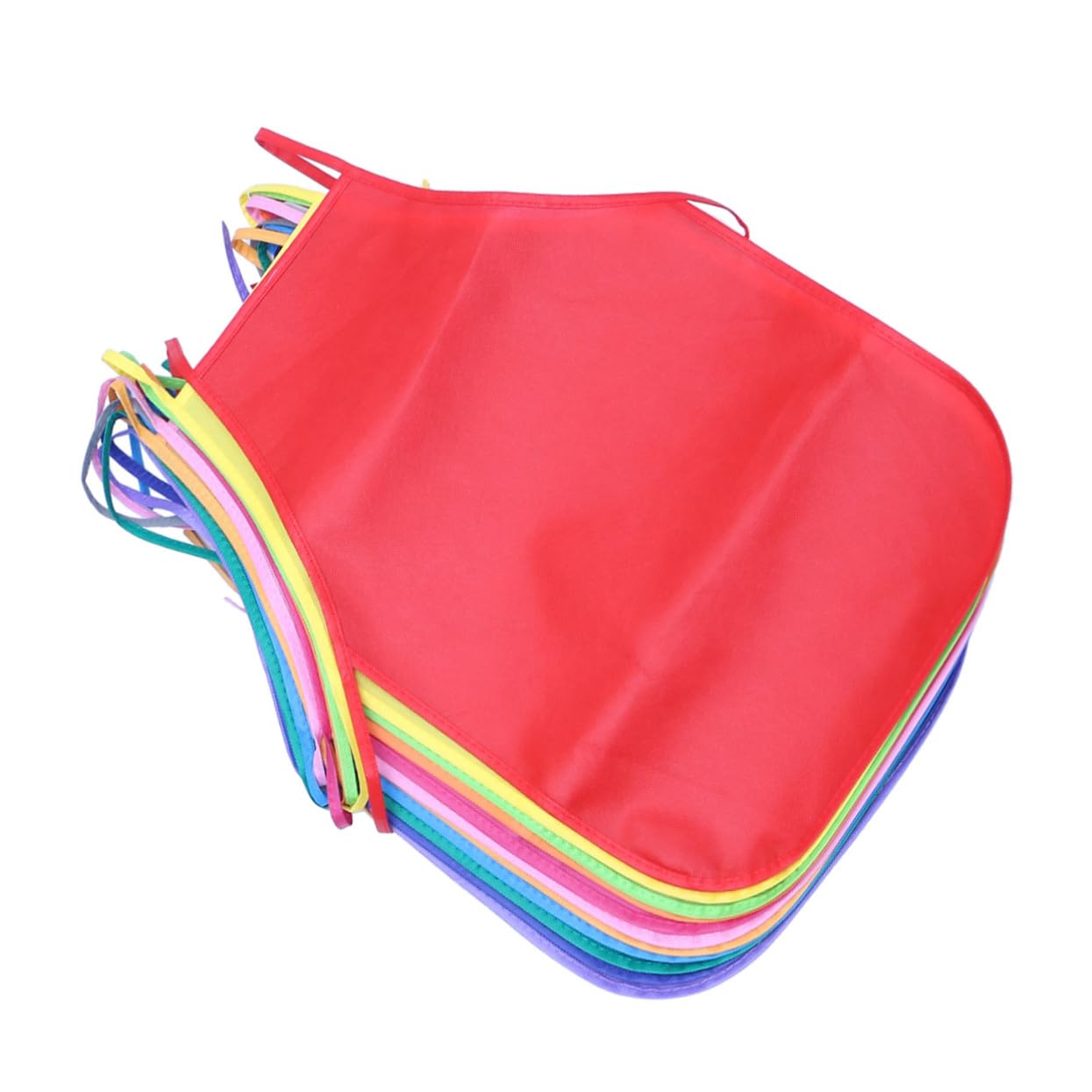 24stücke Teiliges Mädchen Malerschürzen Non-woven Stoff Wasserdichte Schürzen Für Kunst Kochen Basteln Verschiedenen Farben Für Schule Und
