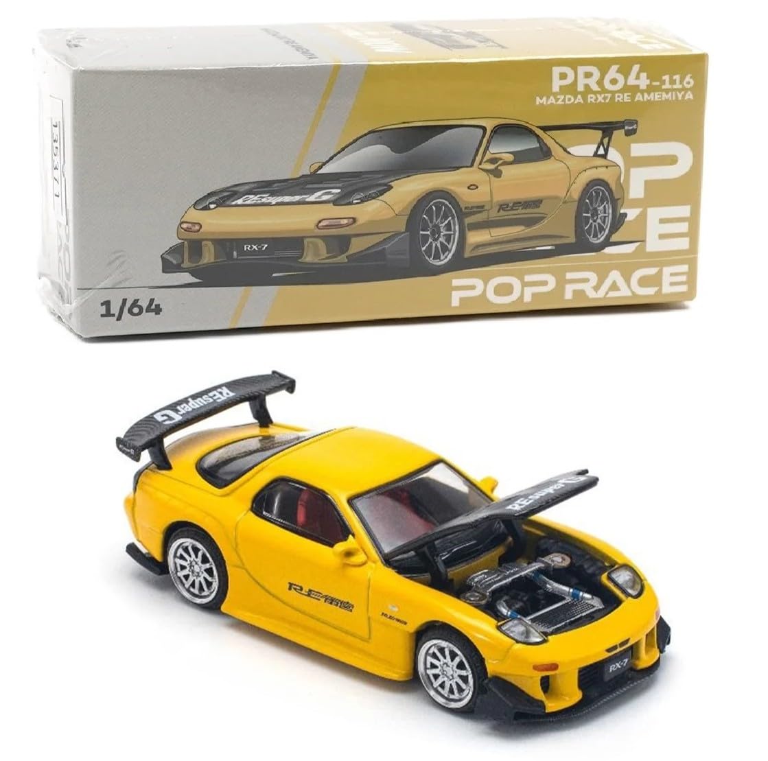 POP RACE　MAZDA　RX-7 Pop Race 1:64 Mazda RX-7 (FD3S) RE-AMEMIYA – Little Luca's Toys