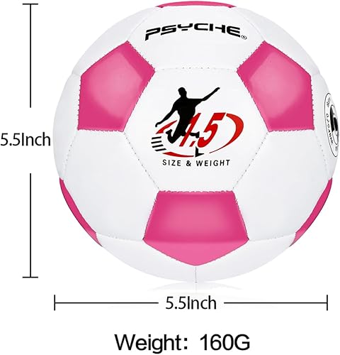 Miniatura 4 de Wisdom Leaves Mini pelota de fútbol para niños y niños pelotas de fútbol pequeñas tamaño 15 pelota de juguete para bebés para juegos en interiores y