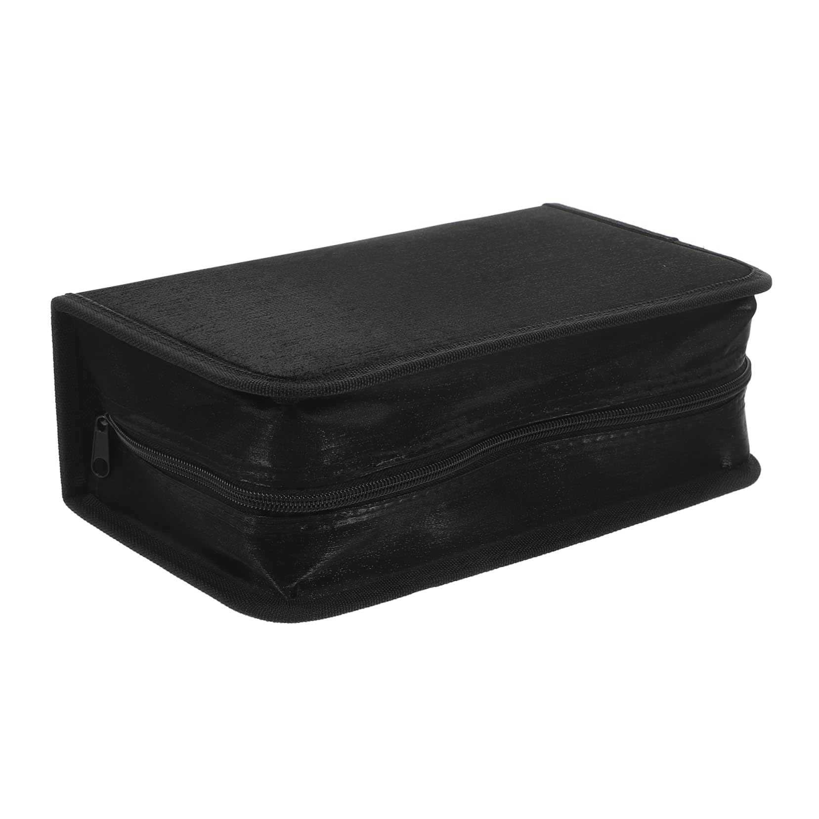 Mobestech 3pezzi Custodia Cd Nera Per Dischi Organizer Da Viaggio Compatto Protezione Dvd e Cd Da Graffi Custodia Leggera e Resistente Per Auto e Casa