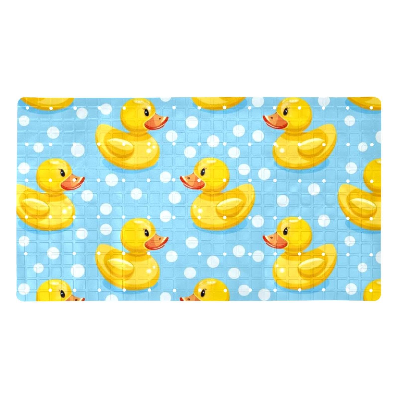 Tapis de bain antidérapant pour éviter les glissades grâce aux ventouses puissantes