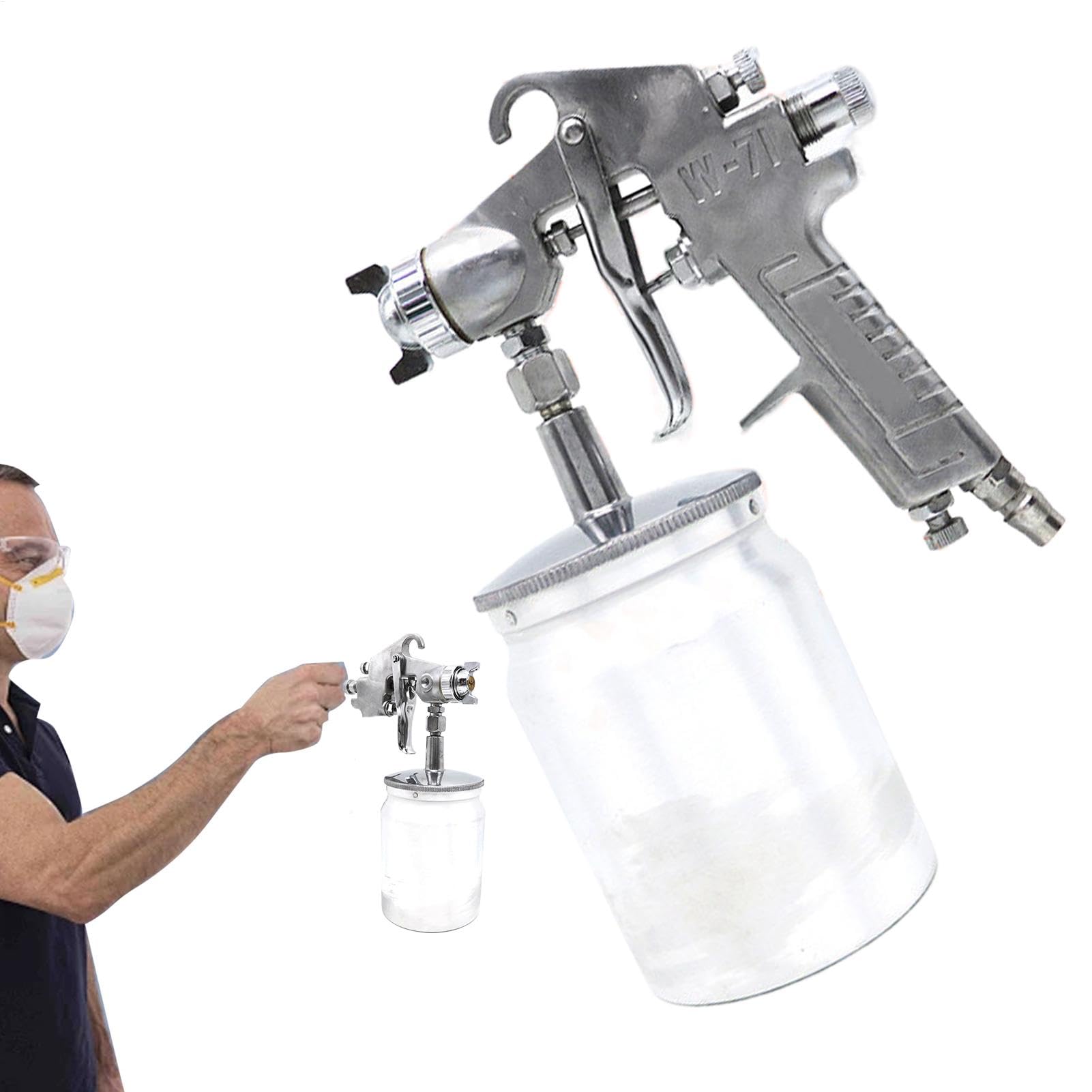 Pulvérisateur de revêtement réglable et pistolet à peinture de précision pour meuble et mur