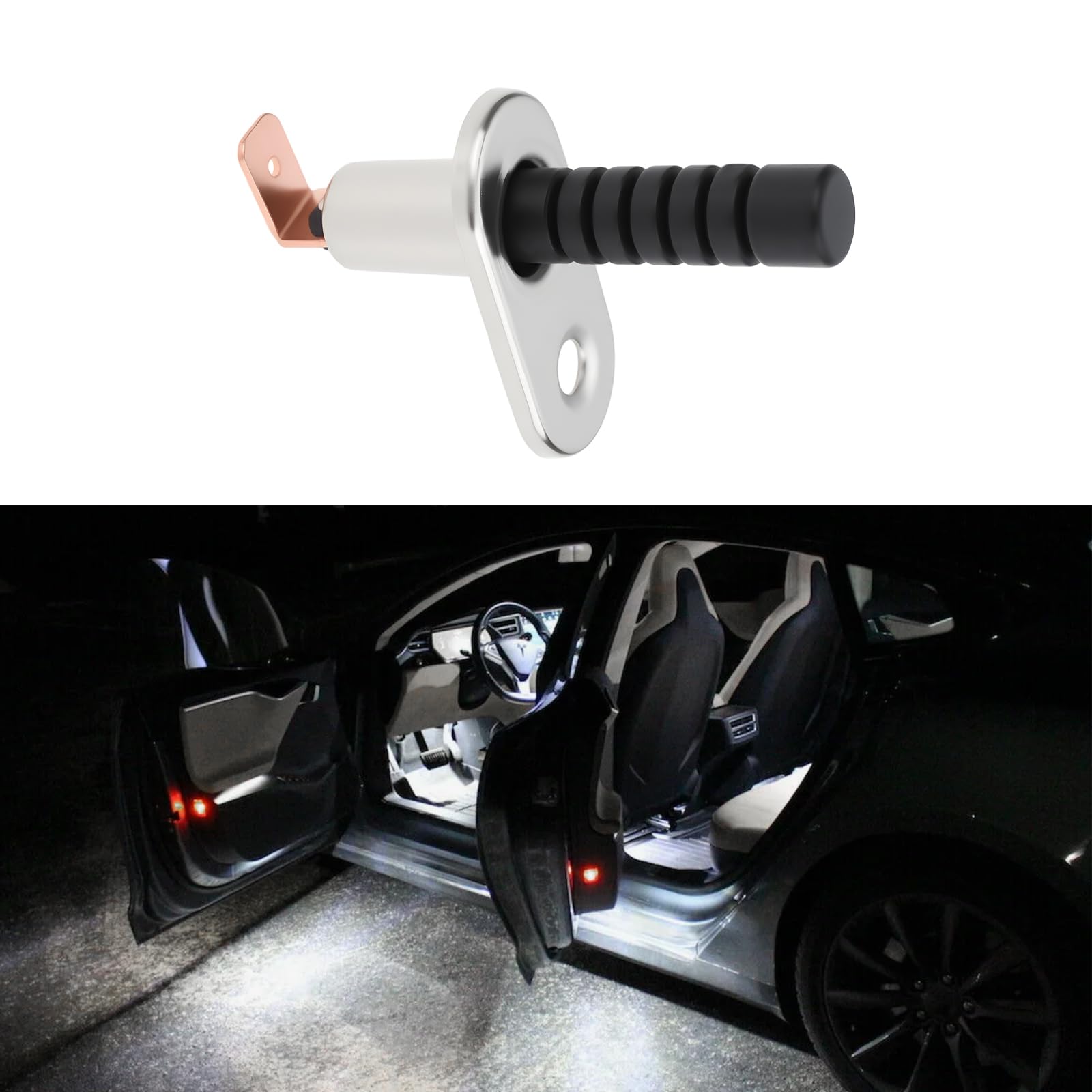 EMSea 4PCS Auto Door Pin Switch ASW-18-3 20A 12VDC Compatibile con Interni del Veicolo Luce Cappuccio Tronco Allarme