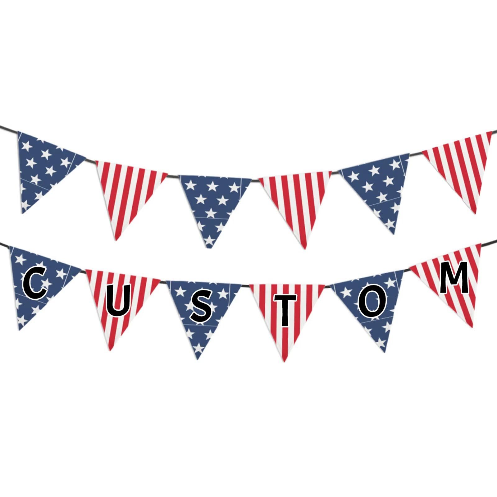 Custom Pennant Banner Flag Personalized Pennant Custom Party Flag Customized Text Logo Or Photo Decor Pennants