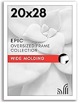 Vista 31 de Americanflat - Marco para cuadro de 16x20 con plexiglás pulido - Marcos anchos para cuadros fabricados en madera de ingeniería para exhibición