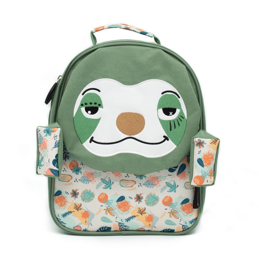 Les Déglingos Lazy Velvet Backpack, Unisex Kids, Green, One Size, Green, 32 cm