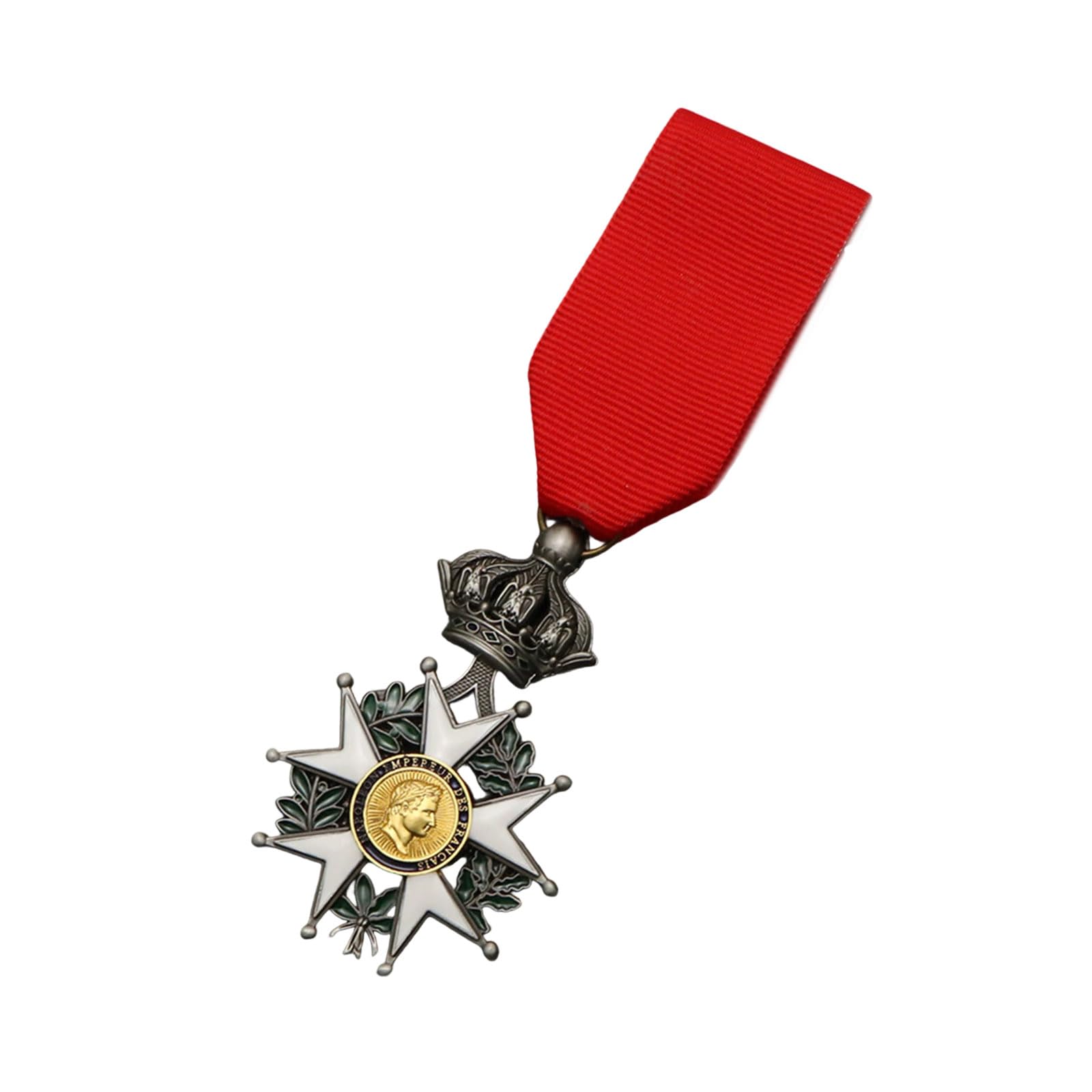 Napoleonic Legions Commemorative Medals Historical Recreations Practical Metal Alloy Collector Piece 3 Finish Variations Napoleon Militaries Medals Replicas Militaries Costume Role Play Accessories