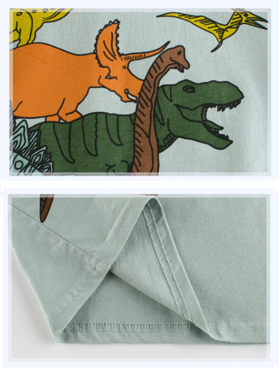Nautysaurs Toddler Boys Short Sleeve T-Shirts Casual Bambini e Ragazzi (Pacco da 4)