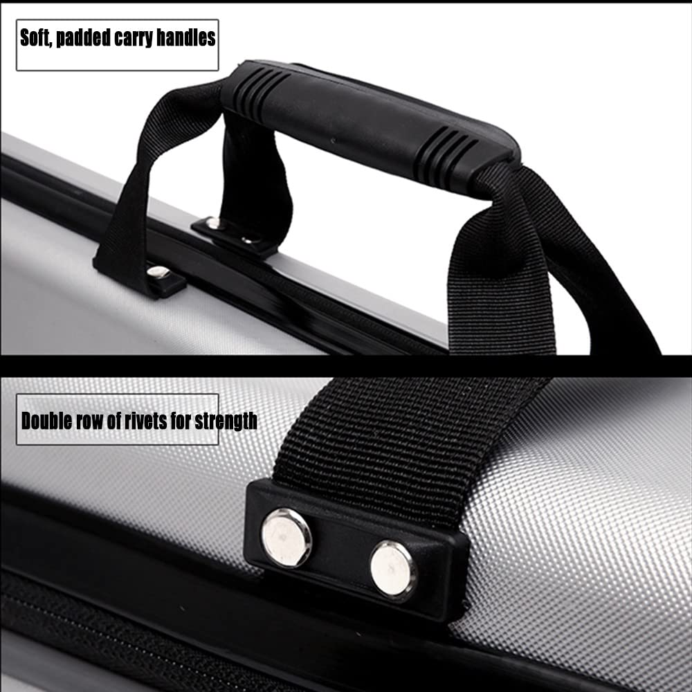 REMEK Tamaño Grande 100/130/140cm Rifles Fundas Rígidas con Huevo De Algodón Forro/Plástico Duro ABS Estuche De Rifle Duro Táctico Armas Largas Almacenamiento Cajas para Pistola