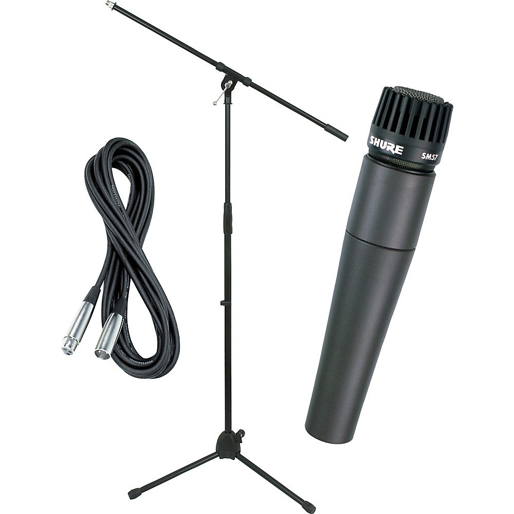 Shure SM57 Mic with Cable & Stand