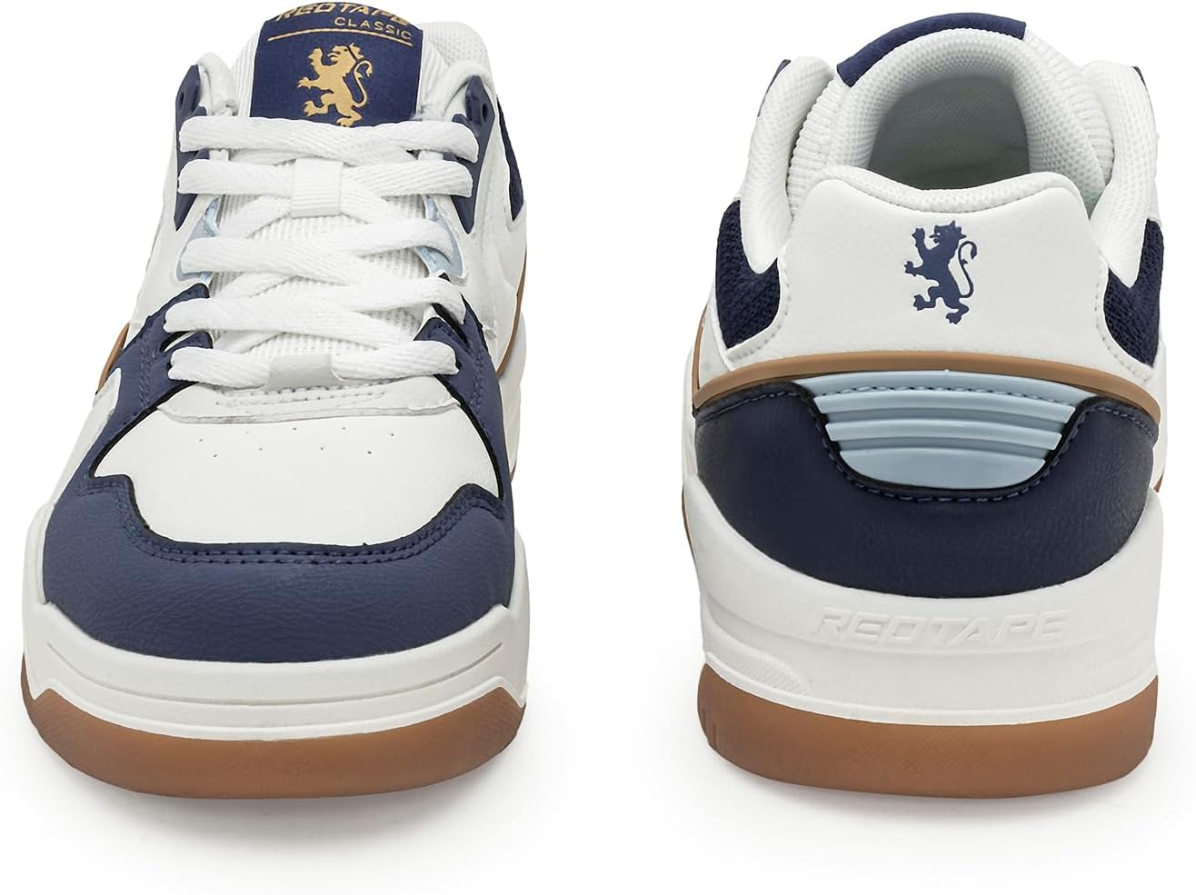 Red Tape Men's Chunky Platform Fashion Sneakers, Lightweight Low Top Casual Dress Men's Shoes with Cushioned Insole, Lace-Up Closure, Non-Slip Sole, Ideal for Office, Travel & Daily Wear - Image 3