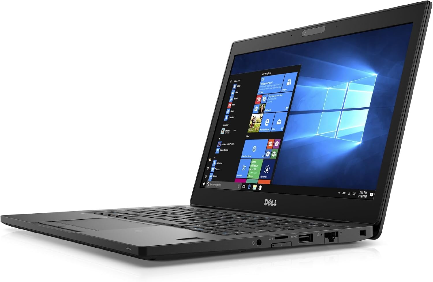 Dell Latitude 7280 laptop keyboard and touchpad