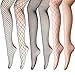 Produktbild ANDIBEIQI 6 Paar Damen Netzstrumpfhosen, Feinstrumpfhosen, Strumpfhosen Damen Mesh Strümpfe Frauen Netzstrumpfhose Fischnetz Netzstrümpfe Socken Strumpf