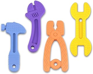 Baby Teething Toys, Silicone Baby Teether Chew Toys, BPA Free, Suitable for Infants Over 3 Months , Infant Molar Teether Toys, Soothe Babies Sore Gums Freezable