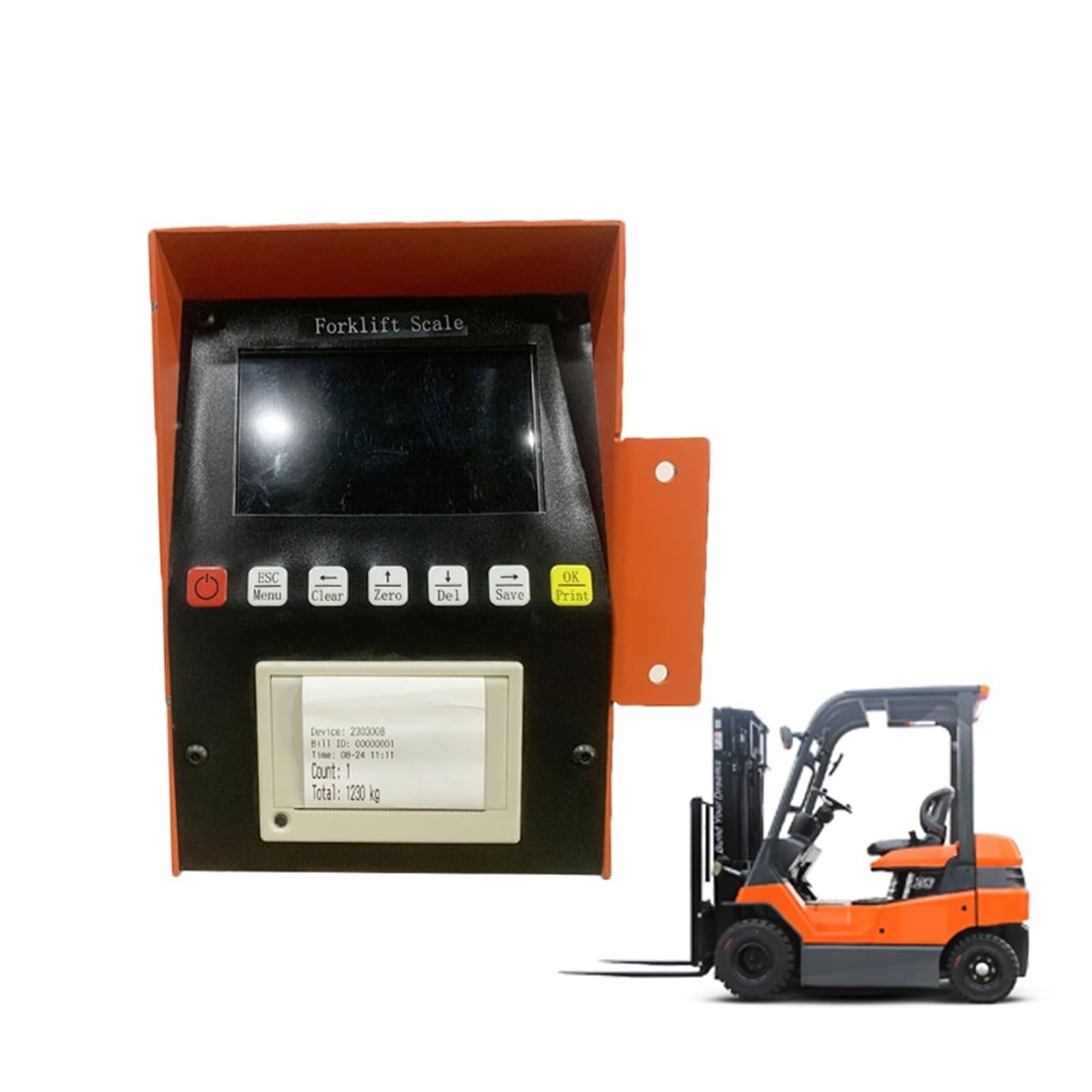 Cyfrowy wskaźnik wagi, czujnik tensometryczny z wyświetlaczem LCD, sterowanie do wagi dozującej, waga podłogowa(Forklift Scale)