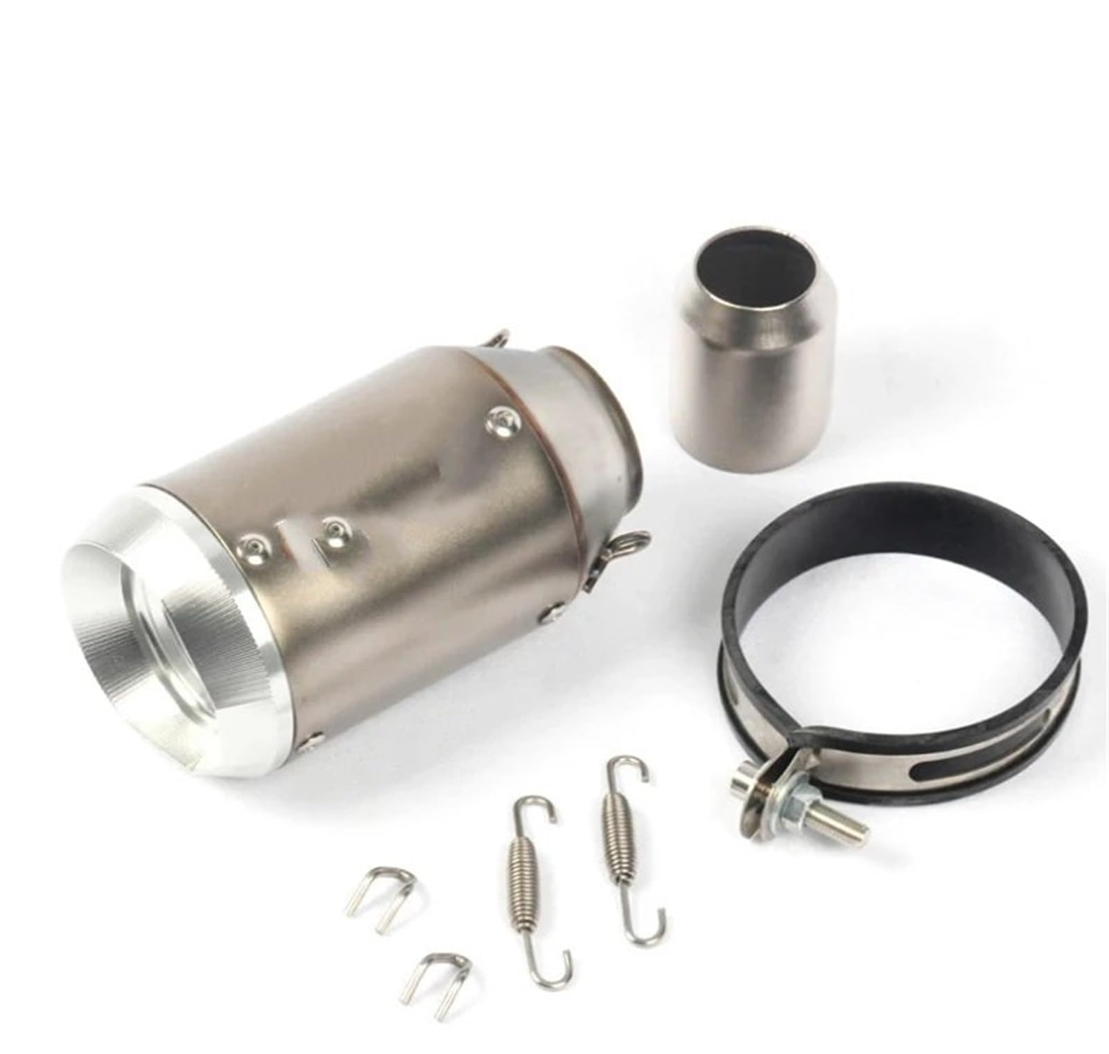 końcówka wydechu 51mm Uniwersalny Slip On Motocyklowy Wydechowy Tłumik Z Włókna Węglowego Escape Do Kawasaki Z900 FZ6 układ wydechowy samochodowy(Type D)