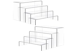 Perfect Perches for Your Precious Dolls: 2 Sets of Large Acrylic Risers