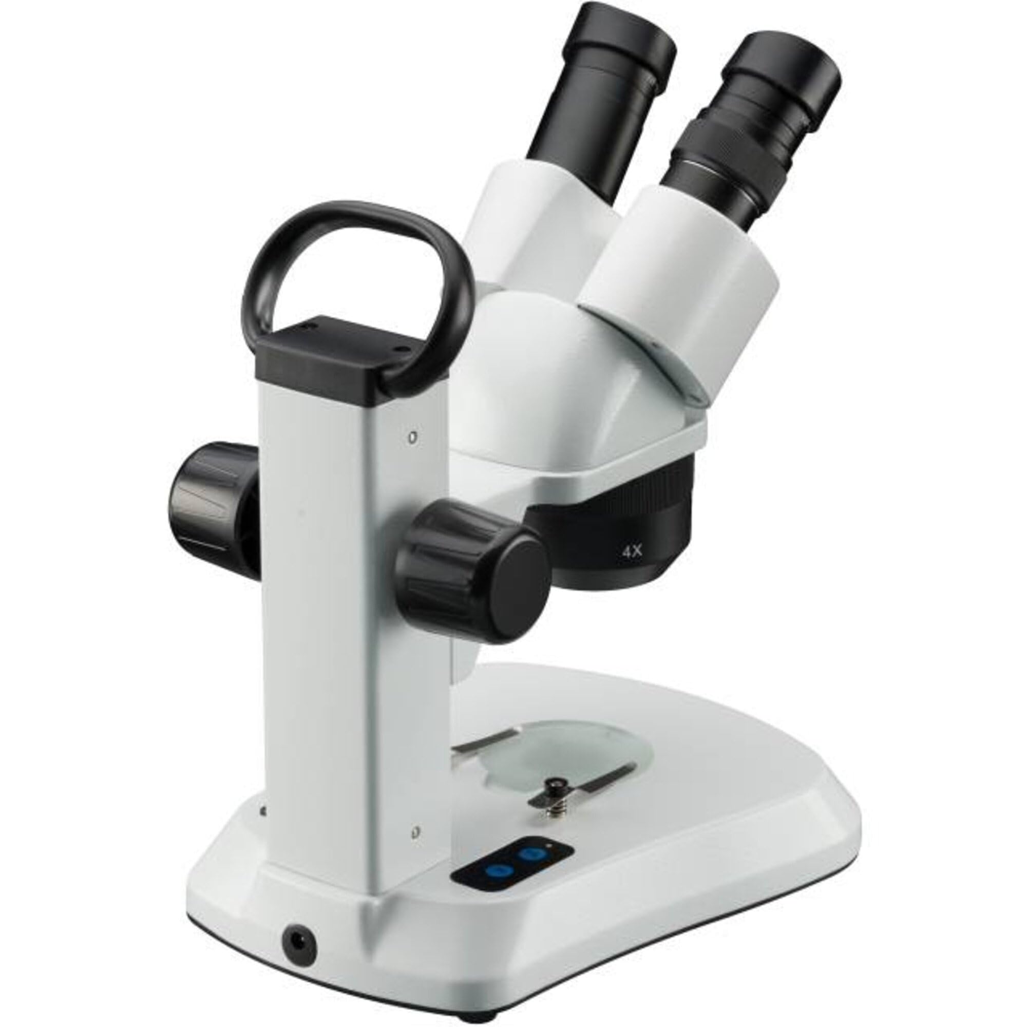 Bresser Microscopio Analyth STR 10x – 40x estéreo, luz difuminada y transmitida, microscopio, Color Negro
