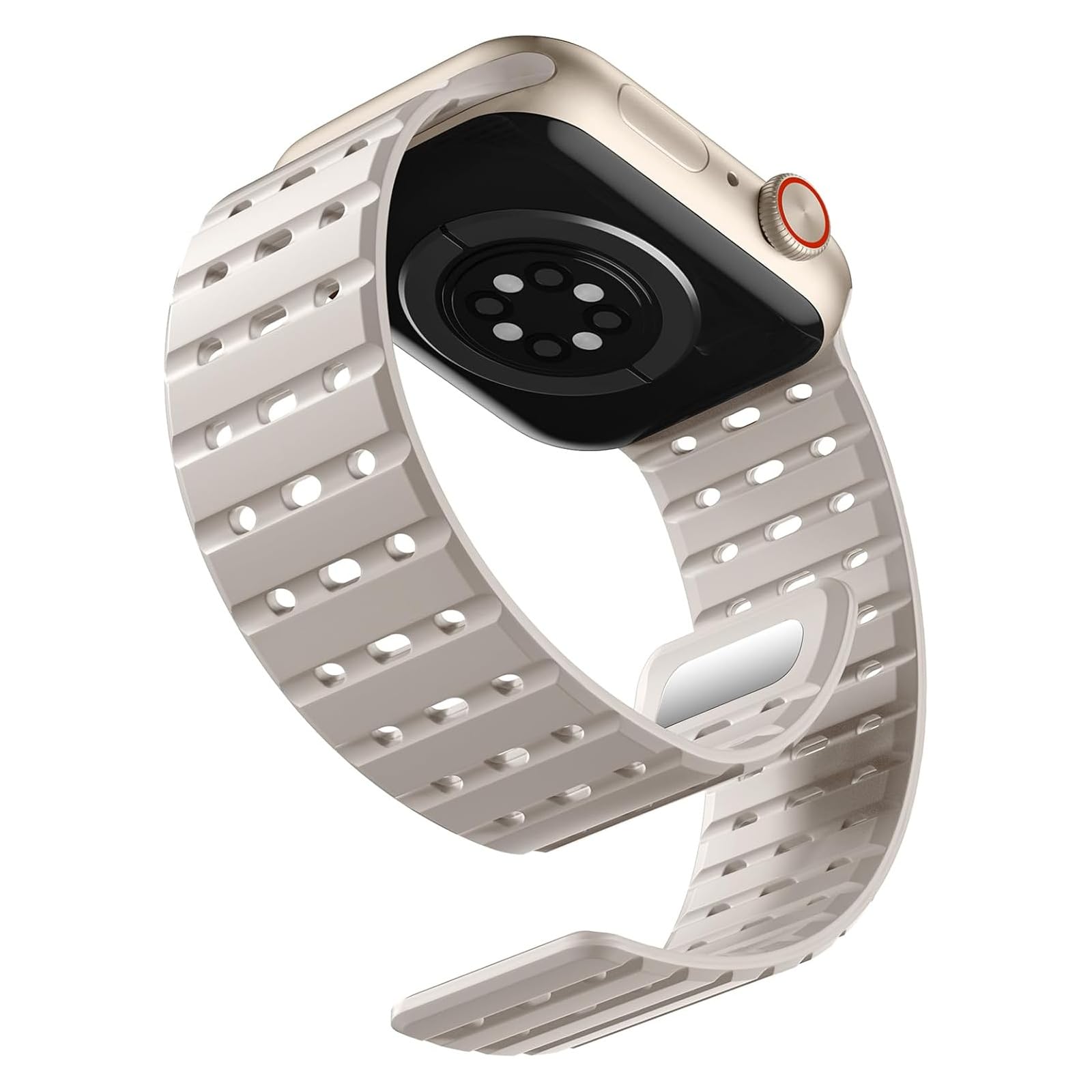 Bracelet respirant perforé pour Apple Watch Ultra1/2 42/44/45/49 mm, 38/40/41 mm