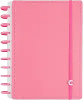 Caderno Inteligente, All Pink, Grande G+, 215 X 280mm, 140 folhas, Caderno Inteligente
