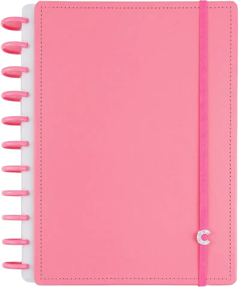 Caderno Inteligente, All Pink, Grande G+, 215 X 280mm, 140 folhas, Caderno Inteligente